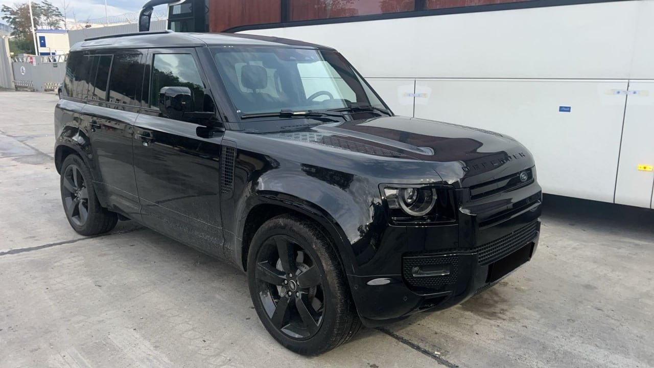 Вчерашняя погрузка Land Rover Defender X-Dinamic HSE г.Туапсе!